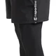 Férfi leggings 2in1 inSPORTline Closefit - fekete