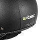 Scooter Helmet W-TEC FS-701LB Leather Black