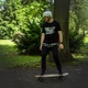 Electric Skateboard Skatey 150L Black