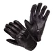 Summer Leather Motorcycle Gloves W-TEC Boldsum - Black - Black