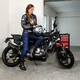 Damskie jeansy motocyklowe W-TEC Rafael - Niebieski