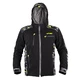 Męska kurtka motocyklowa z kapturem Softshell W-TEC Kybero - Czarny-fluo