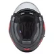 Motorcycle Helmet Cassida Jet Tech RoxoR Matte Black/Fluo Red/Gray