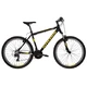 Hegyi kerékpár Kross Hexagon 1.0 26" - modell 2022 - sötétkék/piros/szürke - grafit/fekete/sárga