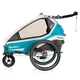 Vozík za kolo Qeridoo KidGoo 1 - rozbaleno - Petrol Blue