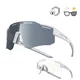 Sportowe okulary przeciwsłoneczne Altalist Legacy 3 - Czarne z czarnymi szkłami - biały z czarnymi okularami