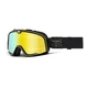 Motocross szemüveg 100% Barstow - Caliber fekete, tükrös sárga plexi