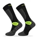 Motorkářské ponožky Comodo MTB2 - Black Green - Black Green