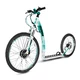 E-Scooter Mamibike MOUNTAIN w/ Quick Charger - White-Turquoise