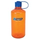 NALGENE Narrow Mouth 1l Outdoor Flasche - Clear Pink 32 NM - Orange 32 NM