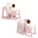 Kreslící tabule s židličkou inSPORTline Gacino - růžová - růžová