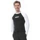 Pánske tričko pre vodné športy Jobe Rashguard s dlhým rukávom - čierno-biela