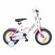Gyermek kerékpár Reactor Puppi 9" - fehér-zöld - fehér-rózsaszín