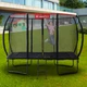 Siatka bezpieczeństwa bez słupków do trampoliny inSPORTline QuadJump PRO 244*335 cm