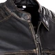 Leather Motorcycle Jacket Rebelhorn Hunter Pro CE - Black