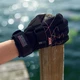 Pánské rukavice JOBE Stream - černo-červená