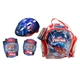 Ochraniacze i kask zestaw dla dzieci Spiderman z torbą