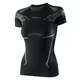 Women’s Short-Sleeved Activewear T-Shirt Bruback Dry - Black/Fuchsia - Black/Graphite