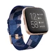 Fitbit Versa 2 Special Edition Navy & Pink Woven Smartwatch