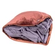 Zestaw - poduszka masująca i koc inSPORTline Trawel - Ciemny brązowy