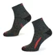 Trekingové Merino ponožky Comodo TREUL02 - Black Red - Black Red