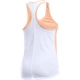 Women’s Running Tank Top Under Armour Threadborne Run Mesh - True Gray Heather/Peach Orange/Reflective