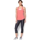 Women’s Running Tank Top Under Armour Threadborne Run Mesh - True Gray Heather/London Orange/Reflective