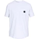 Pánske tričko Under Armour Sportstyle Pocket TEE - White /  / Black