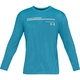 Pánske bežecké tričko Under Armour Simple Run Graphic Longsleeve - Deceit / Ghost Gray / Reflective