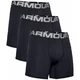 Men’s Boxer Jocks Under Armour Charged Cotton 6in – 3-Pack - Mod Gray Medium Heather - Black