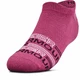 Női rövid zokni Under Armour Women's Essential NS 6 pár - Rózsaszín Kvarc