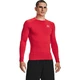 Pánske kompresné tričko Under Armour HG Armour Comp LS - Red