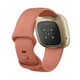 Chytré hodinky Fitbit Versa 3 Pink Clay/Soft Gold Aluminum