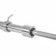 Vzpěračská tyč s ložisky inSPORTline OLYMPIC Profi OB-86 220cm/50mm 20kg, do 700kg, bez objímek - 2.jakost