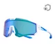 Polarized Sunglasses Altalist Kizuna Polarized - Blue-Pink with Pink Lenses - White-Blue with Blue Lenses