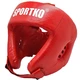 Bokserski ochraniacz głowy SportKO OK2 - Czerwony - Czerwony