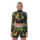 Women’s Jacket Nebbia High-Energy Cropped 564 - Jungle Green - Jungle Green