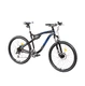 Celoodpružený bicykel DHS Origin99 2649 26" - model 2015 - čierno-modrá