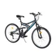 Rower dla dzieci z pełnym zawieszeniem Kreativ 2441 24" - model 2016 - Czarny