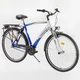Pánsky bicykel DHS Downtown Leisure 2855 - modro-strieborná