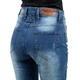 Women’s Moto Jeans W-TEC Panimali - Blue