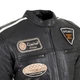 Women's Leather Motorcycle Jacket W-TEC Sheawen Lady - Black