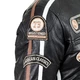 Women's Leather Motorcycle Jacket W-TEC Sheawen Lady - Black