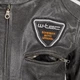 Men's Leather Motorcycle Jacket W-TEC Antique Cracker - 6XL