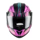 Kask motocyklowy szczękowy z blendą W-TEC YM-925 Magenta