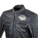 Motoros bőrkabát W-TEC Black Heart Wings Leather Jacket - fekete