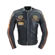 Men’s Leather Motorcycle Jacket W-TEC Sheawen Classic - Black