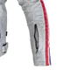 Men’s Textile Jacket W-TEC 91 Cordura - White with Red and Blue Stripe