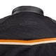 Letní moto bunda W-TEC 2Stripe - 2.jakost - černo-béžovo-oranžová