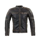 W-TEC Mungelli Leder Motorradjacke - vintage braun - vintage braun